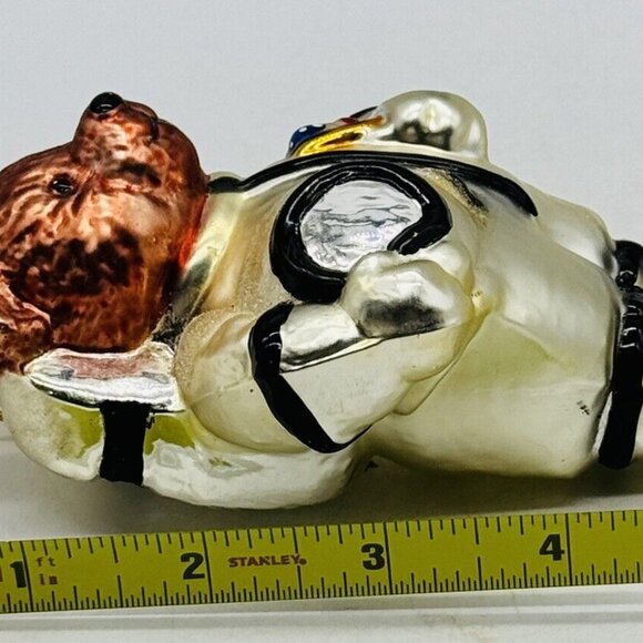 Teddys In Time 1999 BK Hand Blown Glass Ornament 1960s Spaceman - Picture 9 of 9